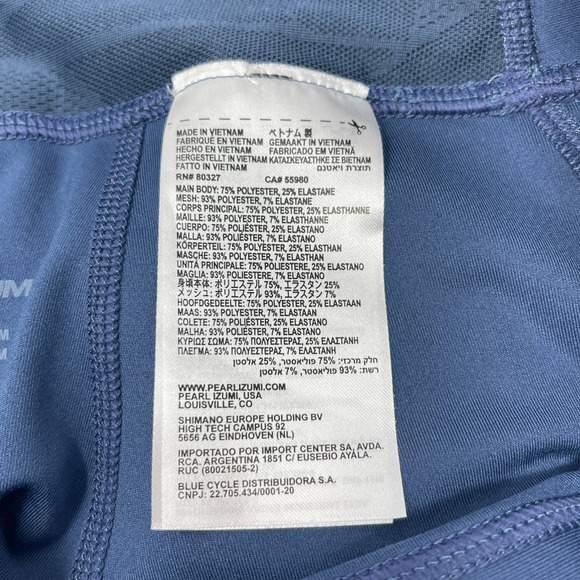 Pearl Izumi Blue Cycling Leggings Small - Picture 4 of 6
